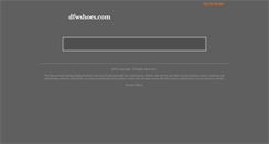 Desktop Screenshot of dfwshoes.com